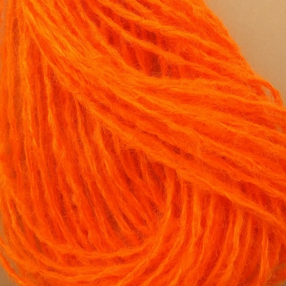 Long orange plain knotty dreadlocks - Picture 5 of 6